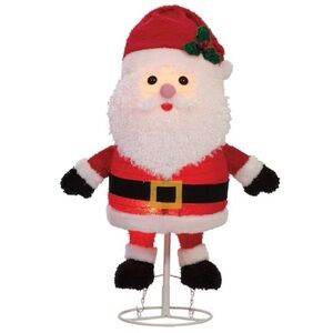 New Holiday Living 24-in Freestanding Santa Light with Clear Incandescent Lights